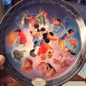 Disney's Magical Disney moments(Once Upon a Kiss) collectible plate collection